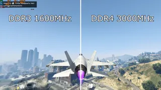 DDR3 1600MHz vs DDR4 3000MHz I GTA5 I FPS Test I