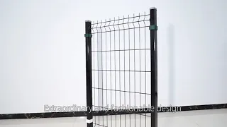 3D curved mesh fence