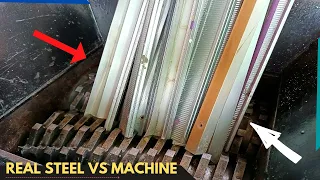 Real Steel vs Fast Shredder Machine #RealSteel #Machine #Shredder #Shredding