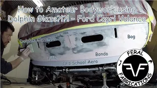 How to Amateur Body work - including Ford Capri RS3100 front lip install