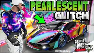 GTA 5 Chameleon Paint Job Pearlescent Glitch ANY Car Modded Paint Glitch GTA 5 Glitches