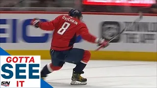 GOTTA SEE IT: Alex Ovechkin Scores Natural Hat Trick In Under Five Minutes To Beat Kings