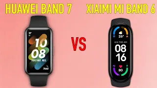 Huawei Band 7 vs Xiaomi Mi Band 6