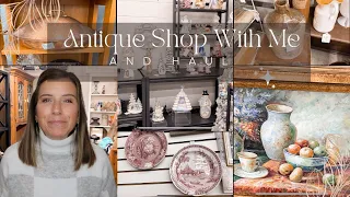 ANTIQUE SHOP WITH ME AND HAUL | HUGE ANTIQUE MALL SHOPPING AND ANTIQUE AND VINTAGE HAUL