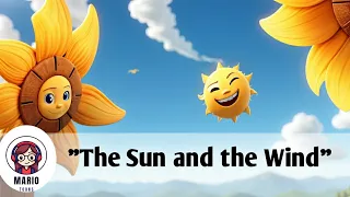 "The Sun and the Wind: A Tale of Strength and Gentleness"| English cartoon | @mario toons  English