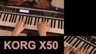 Korg X50 synth demo