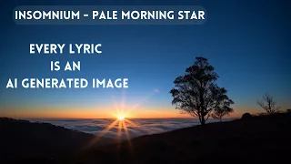 Insomnium - Pale Morning Star - but every lyric is an AI generated image