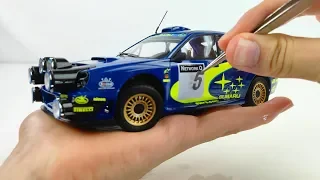 Awesome Build of a Tiny 2001 WRC Subaru Impreza - Tamiya 1/24 Full Build Step by Step