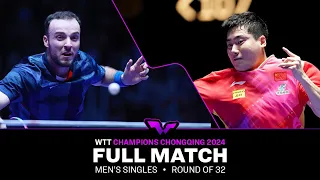 FULL MATCH | Simon GAUZY vs LIANG Jingkun | MS R32 | #WTTChongqing 2024