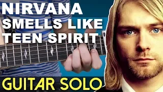 Smells Like Teen Spirit | Nirvana | BEGINNER FRIENDLY SOLO | Guitar Lesson | On-Screen TAB