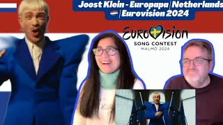 Joost Klein - Europapa | Netherlands 🇳🇱 | Eurovision 2024  | 🇩🇰REACTION