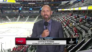 NHL Tonight:  Caps banner night:  Rupp previews Capitals banner raising ceremony  Oct 3,  2018