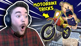 INSANE MOTORBIKE TRICKS IN ICE SCREAM 3!!! (New Glitch) | Ice Scream 3 Mobile Horror Gameplay