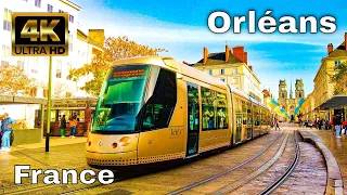 Orléans, France - City Walking Tour 4K60fps