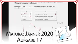 Matura 2020 Jänner: Aufgabe 17 - Eigenschaften einer Polynomfunktion | Mathe EasyGoing