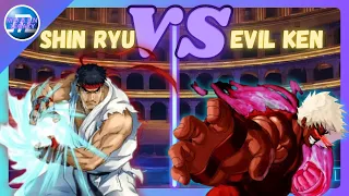 Shin Ryu VS Evil Ken - Ultimate Epic Figth - Crazy Mugen Battle