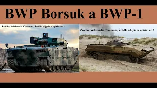 BWP Borsuk a BWP-1 - porównanie i różnice