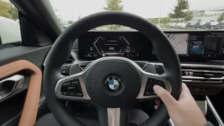 BMW iDrive 8: Configurable Instrument Cluster