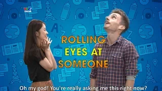 "ROLLING YOUR EYES AT SOMEBODY" - Học tiếng Anh đơn giản với English in a minute [Eng/viet sub]
