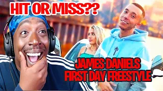 Reaction To James Daniels - First Time Freestyle (Official Video)