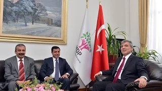 Cumhurbaşkanı Gül’den HDP Eş Genel Başkanı Demirtaş'a Veda Ziyareti-07.08.2014