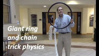 Giant  Ring and Chain Trick Physics  // Homemade Science with Bruce Yeany