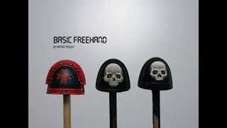 Painting Basic Freehand on Miniatures Tutorial