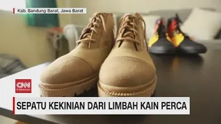 Sepatu Kekinian dari Limbah Kain Perca