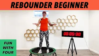 Mini Trampoline Workout For Seniors and Beginners // Earth & Owl Rebounding 30 Minutes