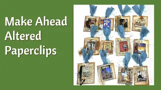 How to Make Embellishments for Junk Journals - Altered Paper clips