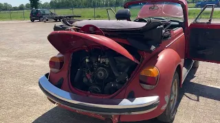 1977 VW Beetle 1600 convertible | inspection pt2