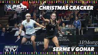 Squash: Camille Serme v Nouran Gohar - ToC 2020 - FULL MATCH - Christmas Cracker