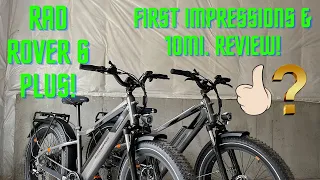 RAD ROVER 6 PLUS ELECTRIC FAT TIRE BIKE FIRST IMPRESSIONS & REVIEW