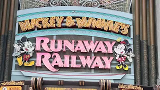 Mickey & Minnie’s Runaway Railway |4K |Walt Disney World Hollywood Studio’s