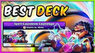 SPELL CAULDRON CHALLENGE in CLASH ROYALE!