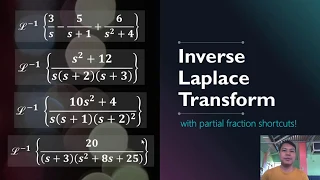 Inverse Laplace Transform (with shortcuts on partial fractions)