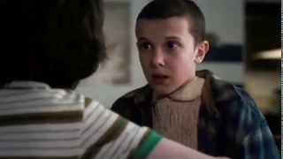 Finn Wolfhard and Millie Bobby Brown Kiss - Stranger Things