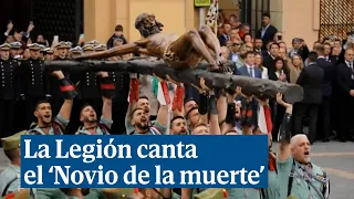 La Legión canta el 'Novio de la muerte' ante la Reina Sofía en Málaga