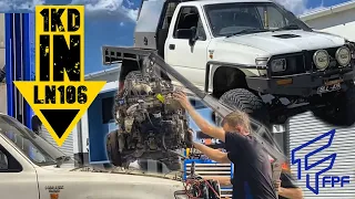 Toyota Hilux LN106 Gets a 1KD FTV Engine Swap