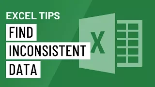 Excel Quick Tip: A Trick for Finding Inconsistent Data