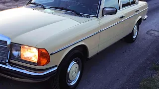 1978 Mercedes-Benz 280E W123 top sedan 123 series