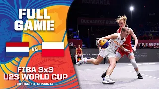 Netherlands v Poland | Women Quarter-Final | Full Game | FIBA 3x3 U23 World Cup 2022