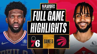 Philadelphia 76ers vs. Toronto Raptors Full Game Highlights | 2021-22 NBA Playoffs