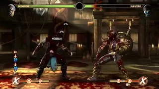 Mortal Kombat 9 combo scorpion 65+ 50  makros