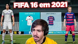 JOGANDO FIFA 16 EM 2021! JOGOS CLASSICOS DE FUTEBOL