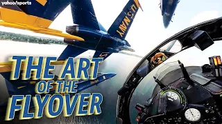 The Art of the Flyover: U.S. Navy Blue Angels at the Super Bowl