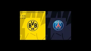 B.Dortmund vs PSG UEFA Champions League - Win 20 USD BoNuS -Write in comment  correct resultat.