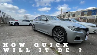 0 to 60 time using dragy on a stock bmw f31 330d xdrive ,how will it perform