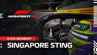 F1® Manager 23 | Race Replay - Singapore Sting Race Moment