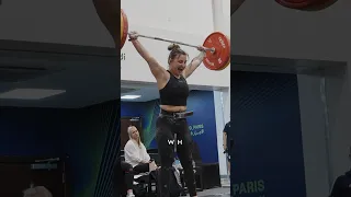 Kate’s 110kg Snatch is Amazing #weightlifting
